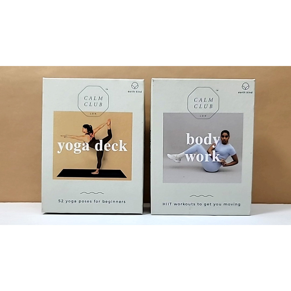 Luckies‎ Calm Club Set: Yoga for Beginners & Body Work HIIT Workouts Card Decks